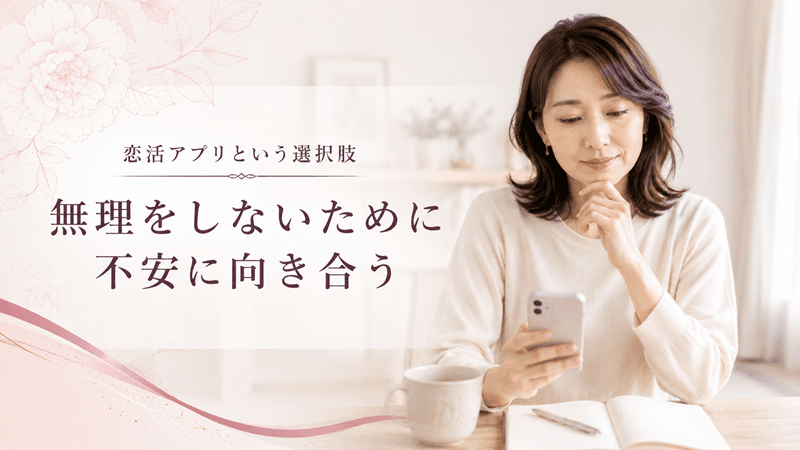 恋活アプリという選択肢